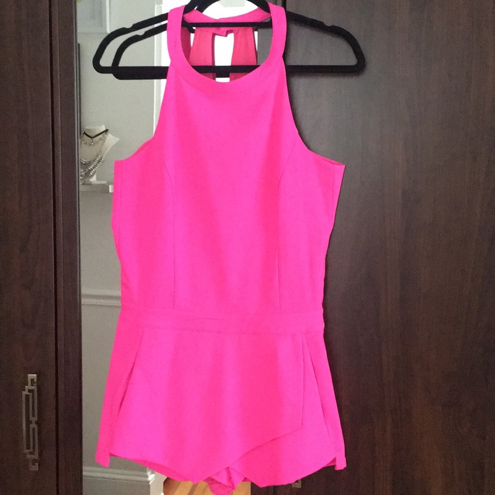 Hot Pink Romper